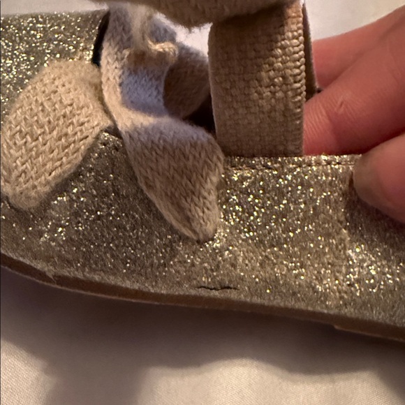 Zara Kids Glittery Silver Dress Shoes - Picture 5 of 5